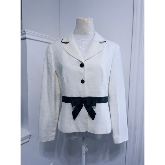 Sheri Martin NY Petites structured top sz 8P romantic vintage coquette chic - Picture 1 of 3